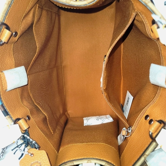 3 PCS COACH SET Handbag Purse Bag Shoulder Bag Wallet Wallet Charm NWT Matching - Picture 12 of 15